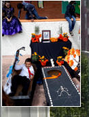 "D�a de los muertos" in der Deutschen Schule Guadalajara