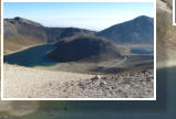 Lago del Sol und Lago de la Luna mit Lavadom