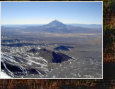 Blick beim Abstieg auf den Sajama, 6.542 m