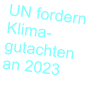 UN fordern Klima-gutachten an 2023