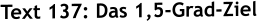 Text 137: Das 1,5-Grad-Ziel