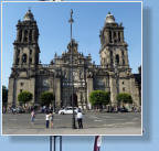 Kathedrale von Mexiko-Stadt an der Nordseite des Z�calo