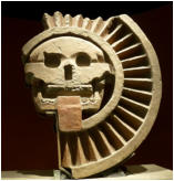 Disco de Mictlanteculi, Gott des Todes